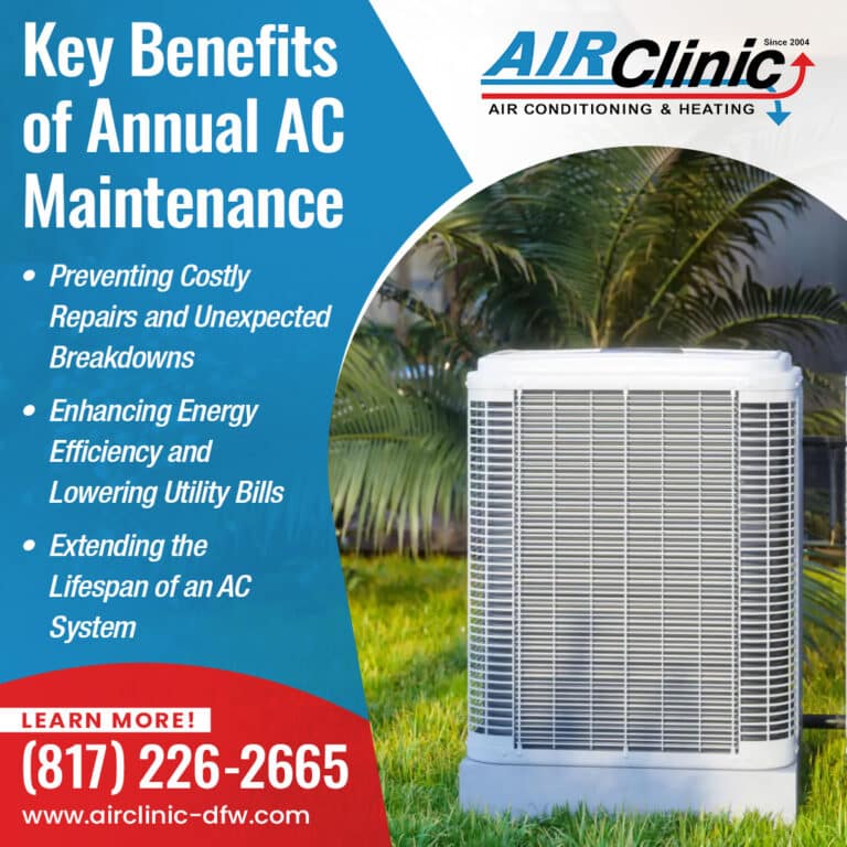 Air Clinic HVAC technician - homeowners should invest in annual ac Texas