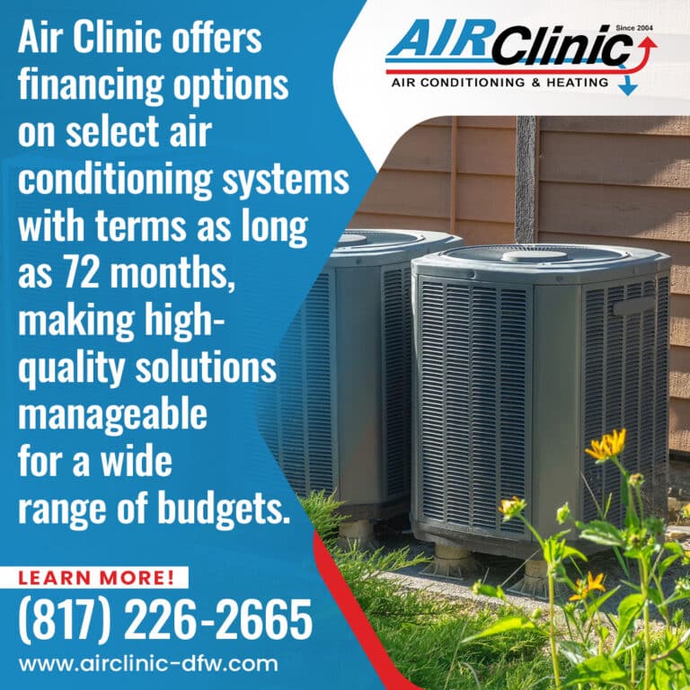 affordable AC repair financing options - Air Clinic Texas