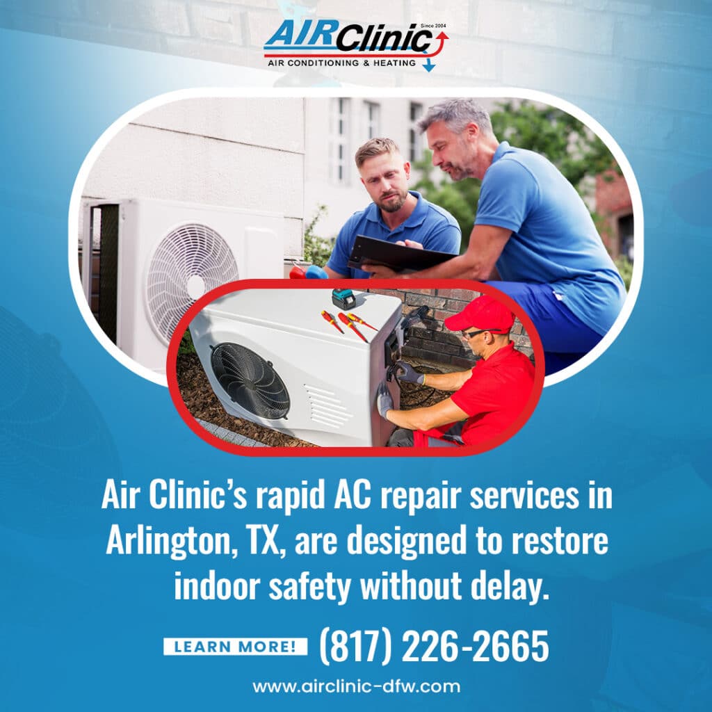 AC repair services in Arlington, TX