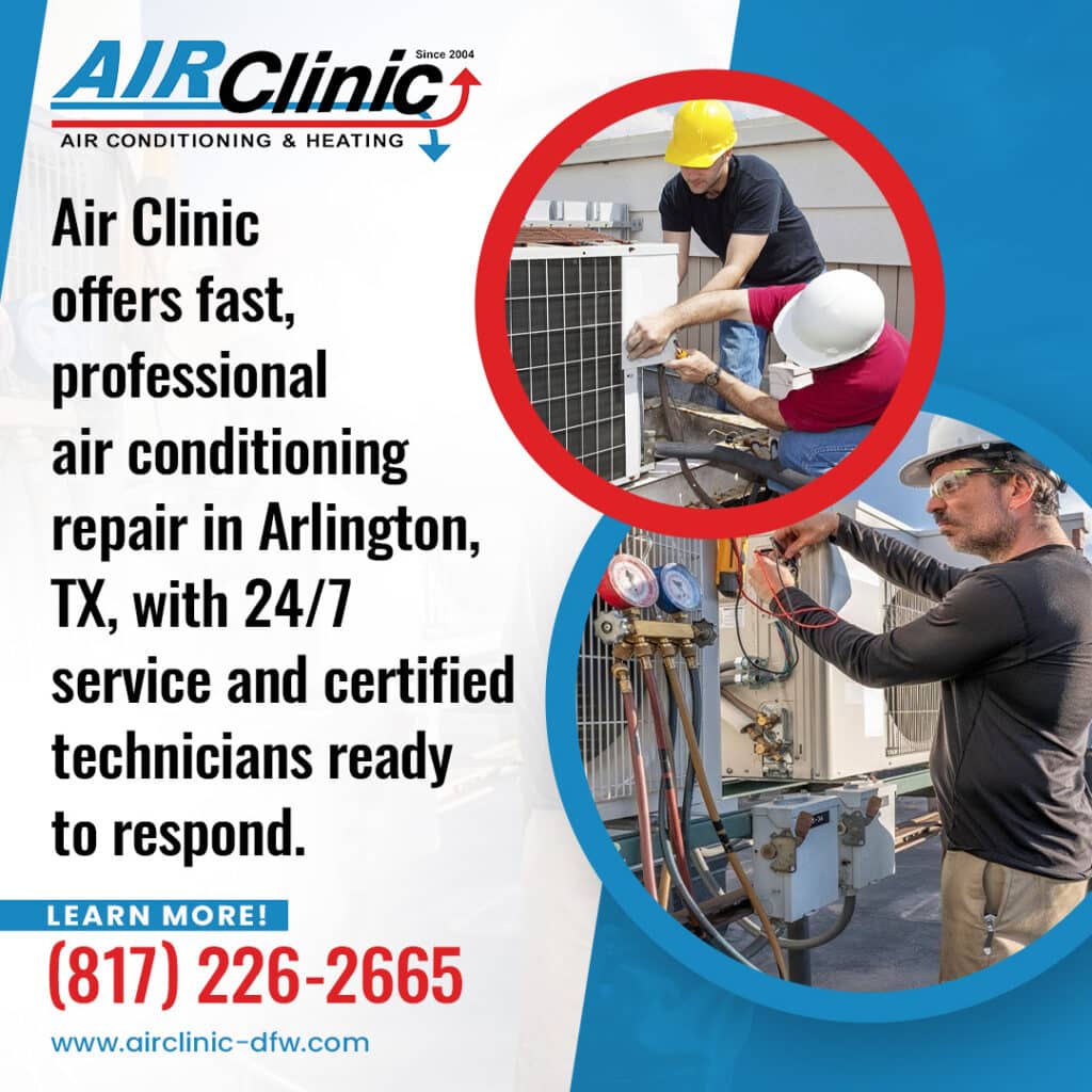 AC repair services in Arlington, TX