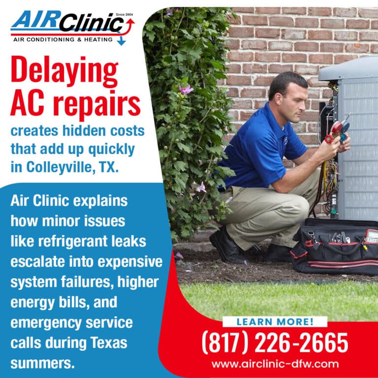 thehiddenco t ofdelayingairconditioningrepairservice - Air Clinic HVAC Texas
