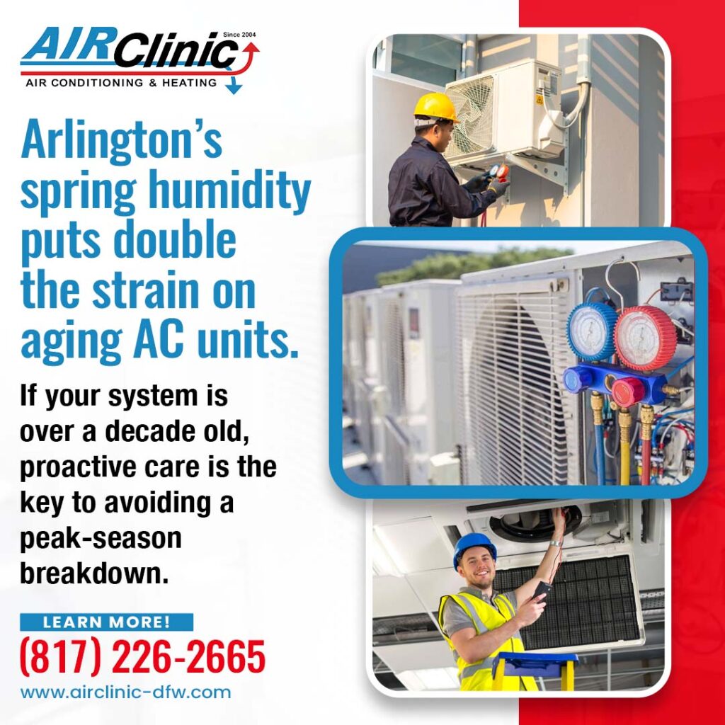 Spring humidity puts double strain on aging AC units