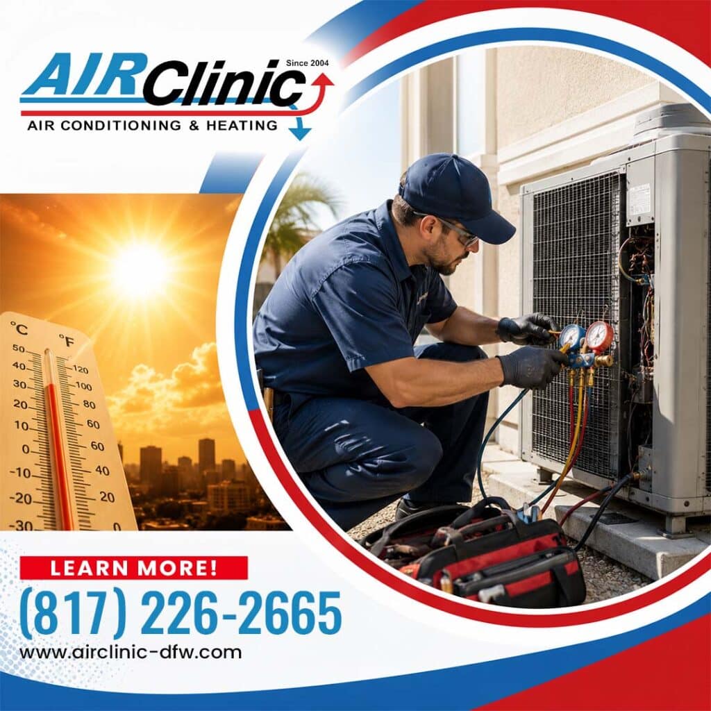 emergency AC repair during heat waves in Arlington, TX